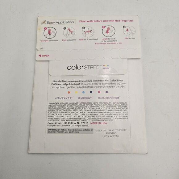 Color Street Nail Strips - Trick Or Treat Yourself - Retired Halloween Nails - Picture 2 of 4